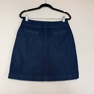 LOFT Dark Blue Mini Skirt